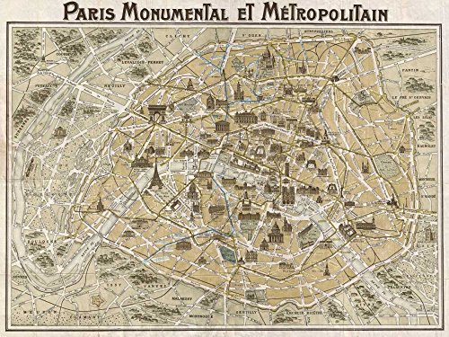 Feeling at home Parigi Monumental et metropolitin 1932 STAMPA su CARTA OPACA 220gr Anonymous - Vintage ▾ orizzontale Immagine d'arte x cornice cm_52_X_70