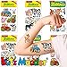6-teiliges Tattoo-Set * Tiere und Bauernhof * vom Mauder-Verlag | Kinder Kindertattoo Kindergeburtstag Geburtstag Mitgebsel Geschenk Trecker Schwein Igel Ente Katze Marienkäfer Frosch Biene Teddy
