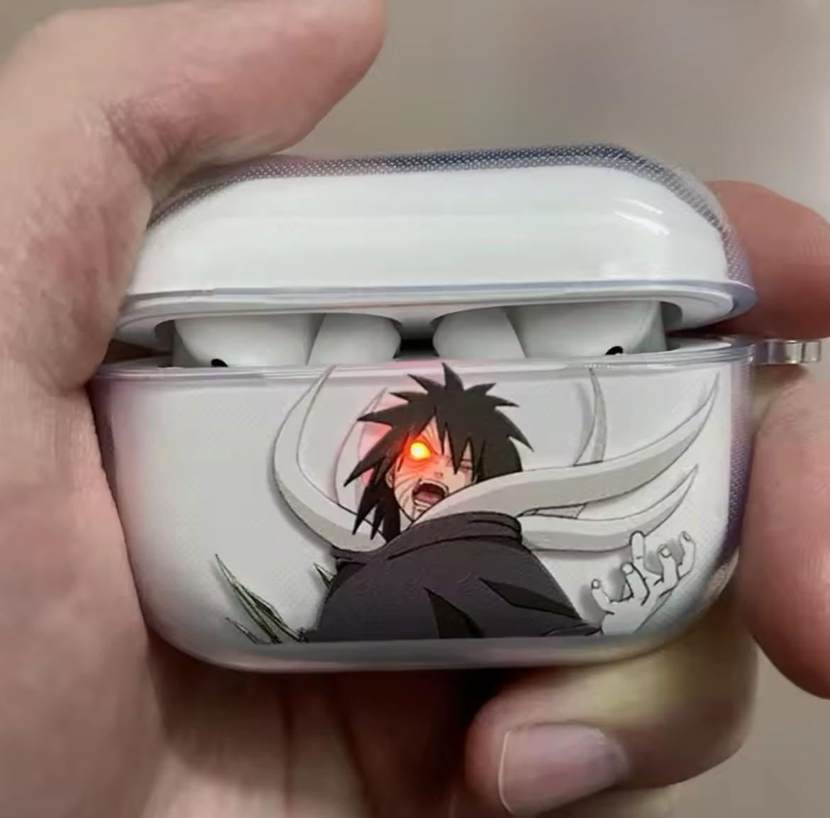 Amazon | NARUTO ナルト うちは オビト AirPodsケースカバー 1234