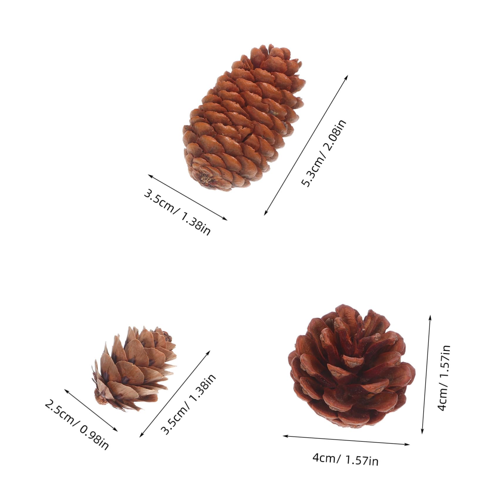 Ciieeo 120 Stück Teiliges Natürliche Mini-tannenzapfen Kleine Frostige Kiefernzapfen für Weihnachtsbaum Kranz Hochzeitsdeko Vielseitige Wiederverwendbare Winterdekoration