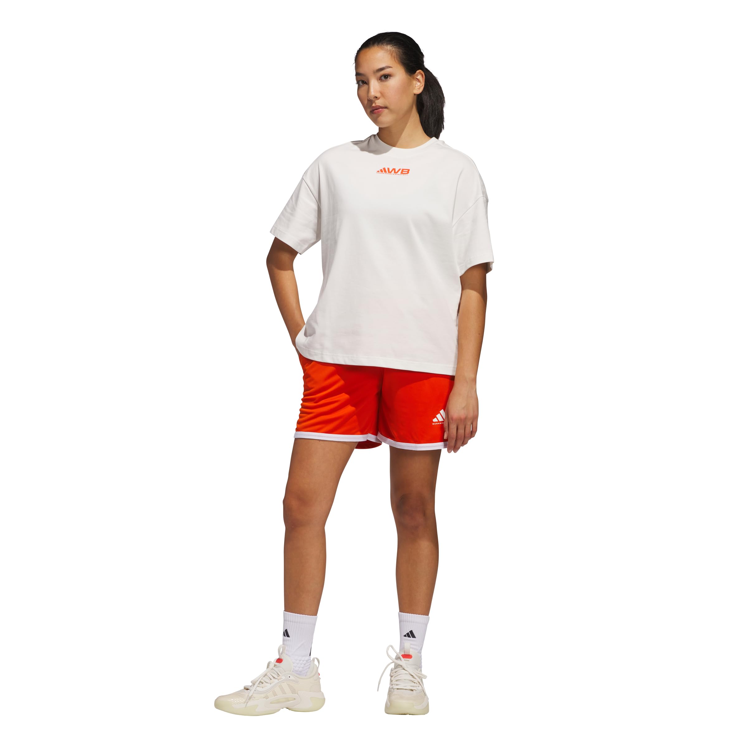 adidas Select Mesh Basketball Shorts - Shorty Kobiety