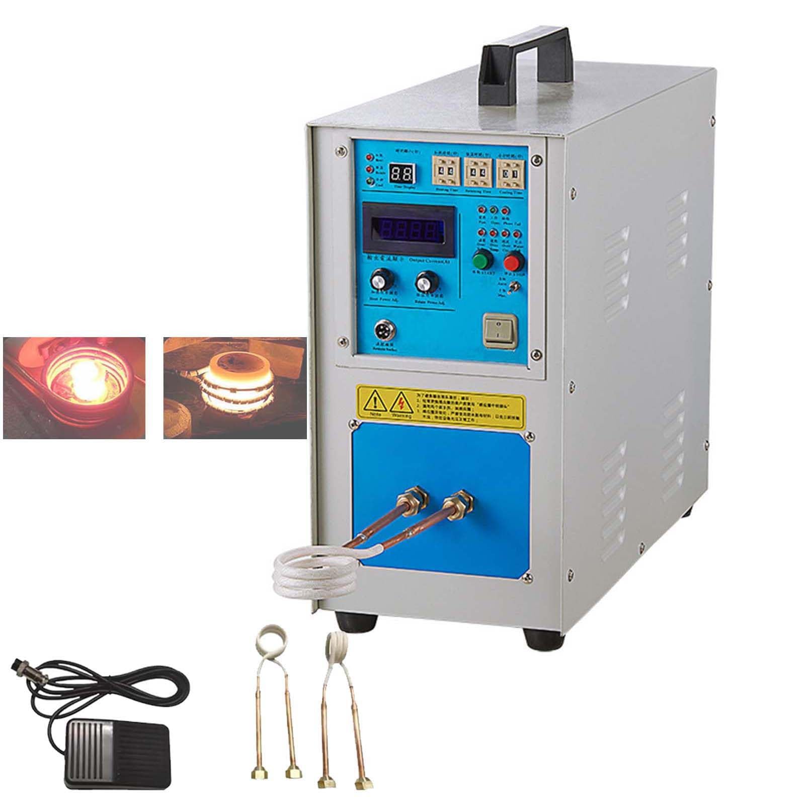 DPLWJPP Induction Forge High Frequency Induction Heating Furnace For Metal Heat Treatment for Welding Quenching Annealing and Melting Various Metals