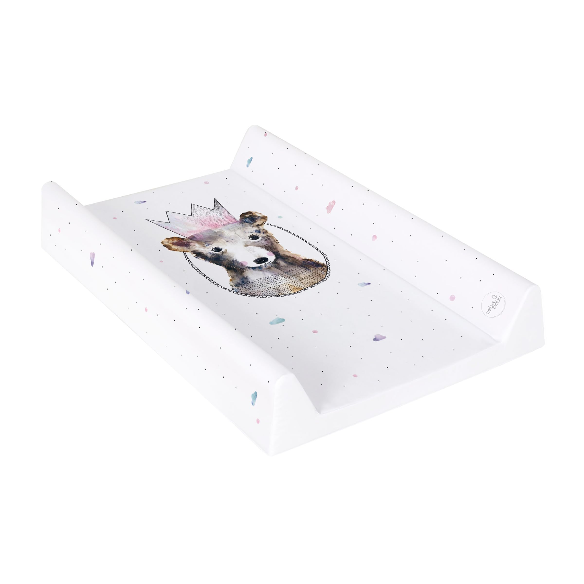 Soft Base Newborn Baby Changing Unit Mat with Raised Edges 50x70 cm (Bear Sailor) — view 11