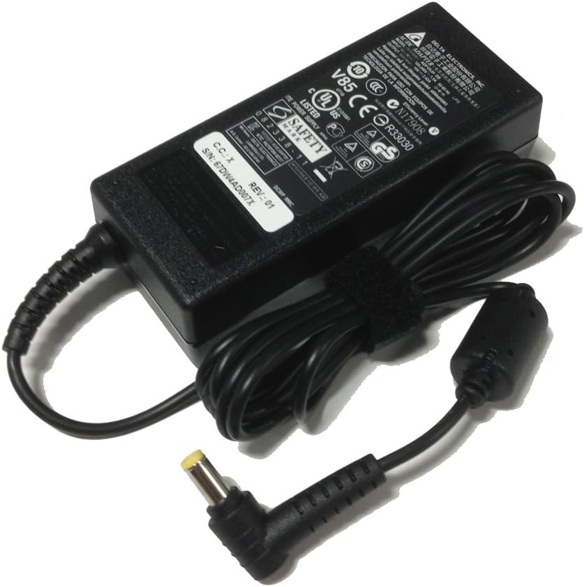 Delta Electronics Compatible with/Replacement Laptop Charger for Acer Aspire E5-573G-52G3 E5-573G-56RG E5-573G-57HR E5-573G-59C3 E5-573G-7134 Adapter Adaptor Power Supply (Power Cord Included)