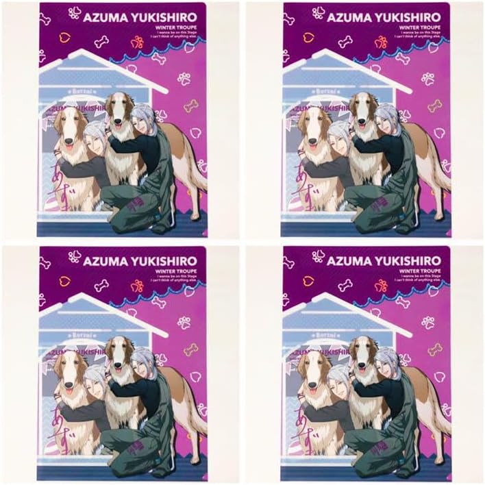 ☆A3 ☆冬組 雪白東 クリアファイル ☆一番くじ☆4点