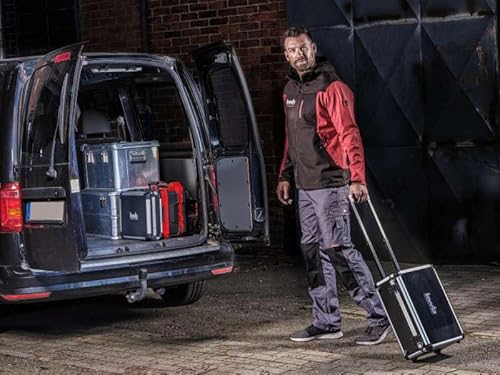 kwb Maletín de herramientas con función de carro, 175 piezas, completo en maletín de aluminio resistente, juego de herramientas de gran tamaño, para bricolaje, manualidades y manualidades - imagen 7