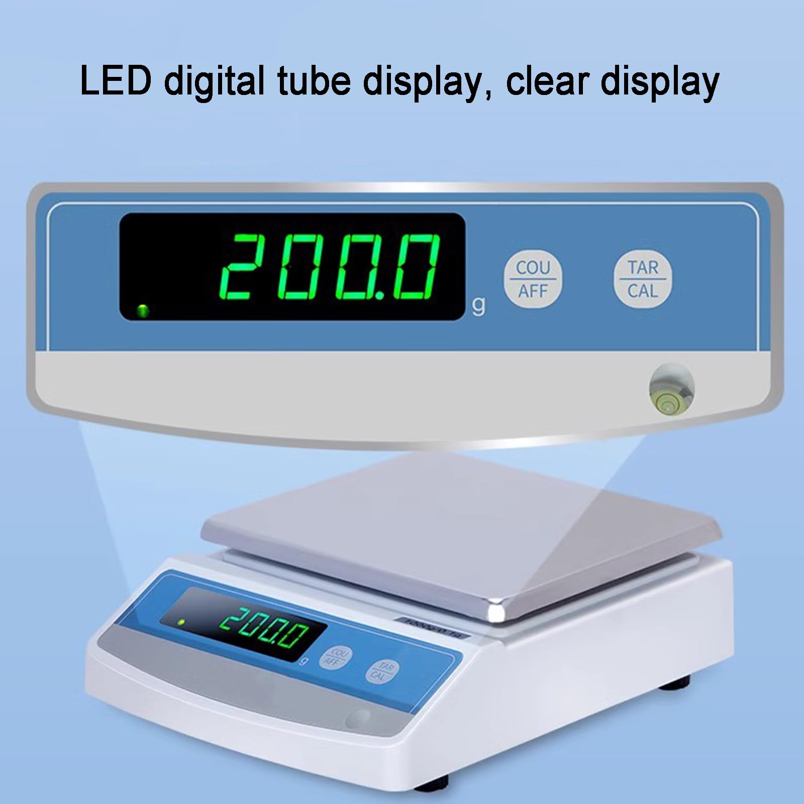 Elektronische Analysenwaage, Digitale Laborwaage, Genauigkeit 0,001 g, mit Schutz und LCD-Anzeige, Überlastungsalarm, für Schmuck, Gold, Teileprüfung