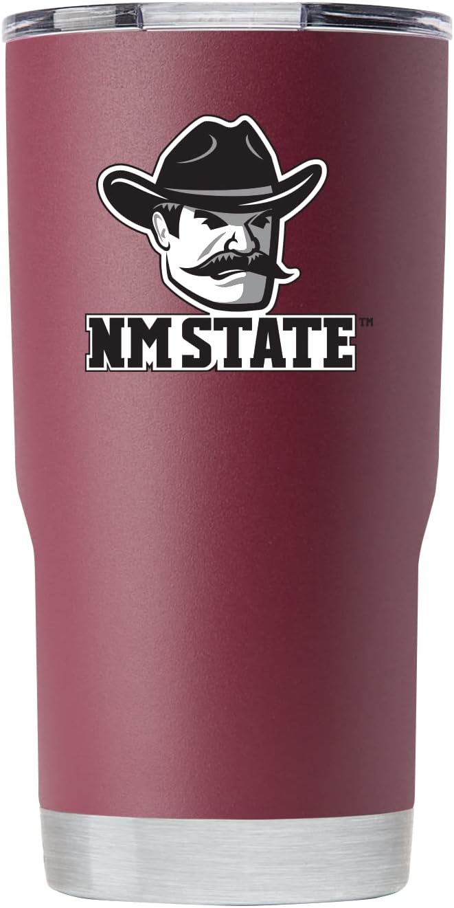 Gametime Sidekicks New Mexico State 20oz Maroon Tumbler - Pistol Pete Head