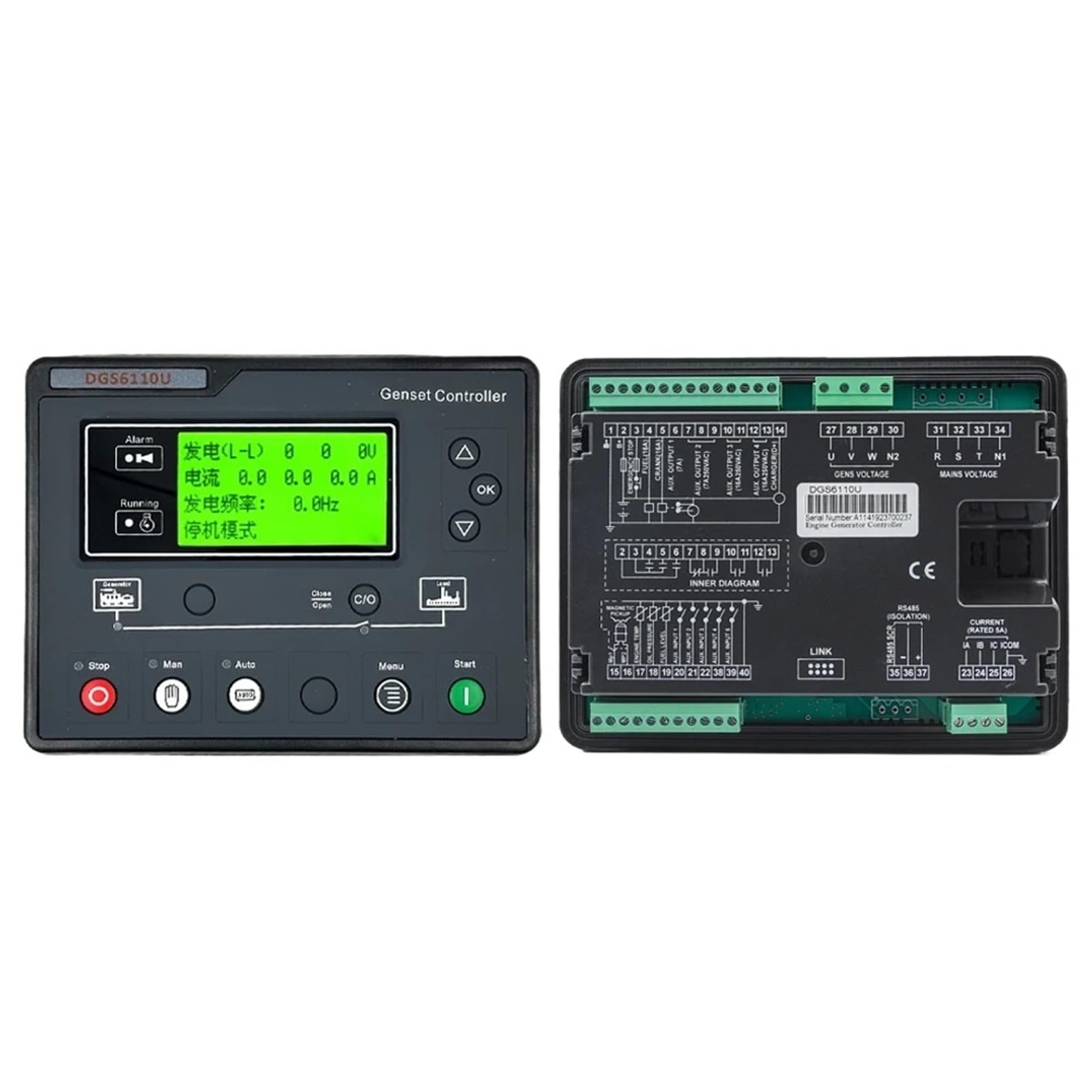 Módulo de control de arranque y parada automática 6110U para piezas de generador 3