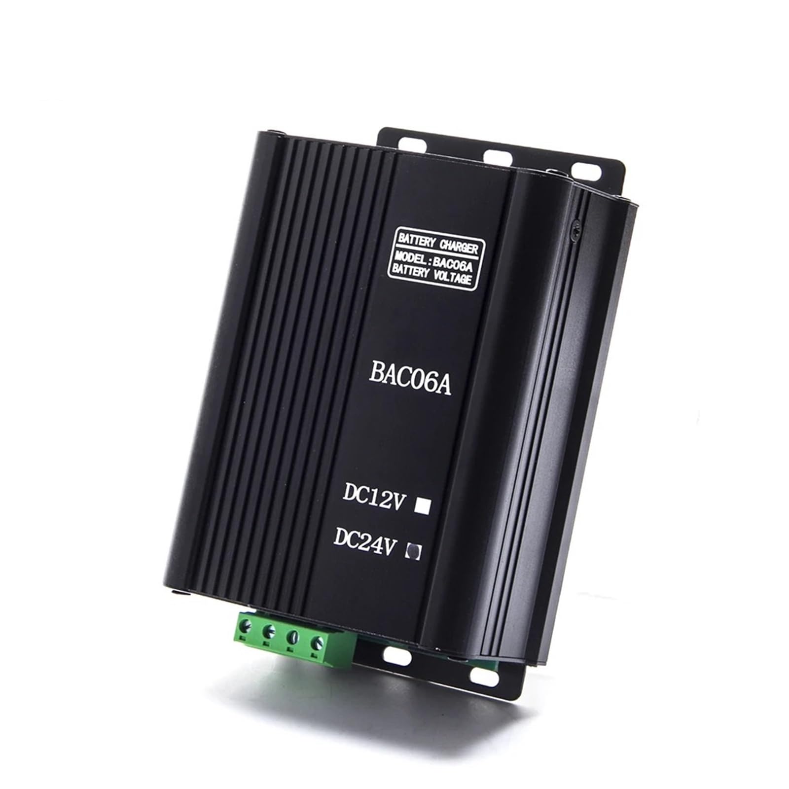 BAC06A aluminiowa obudowa 12 V, 24 V, generator samochodowy, inteligentny moduł ładowarki do akumulatorów, pływające ładowanie, adapter akumulatora ołowiowo-kwasowego (12 V-3 A)