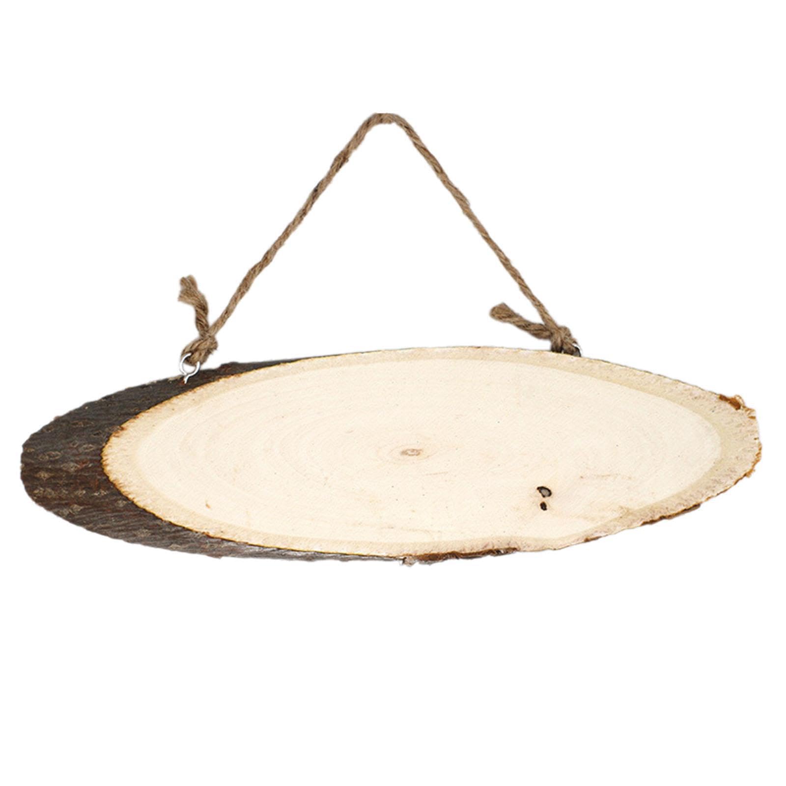 Lixsazse Wood Slices Unfinished Wooden Slices Coasters Party Decor Hanging Pendants And Christmas Ornaments Making For Diy Arts And Crafts Projects Or Home