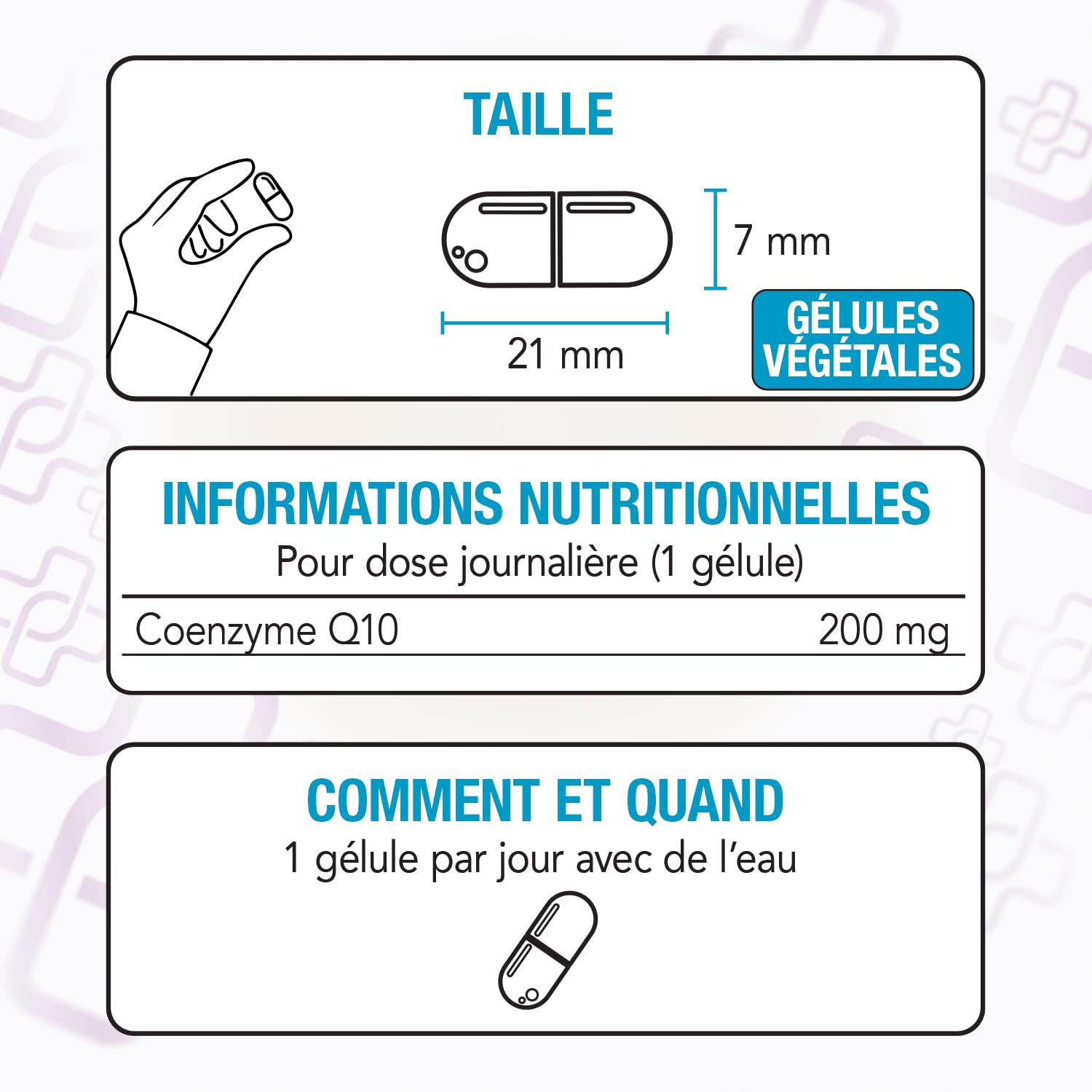 Coenzyme Q10 200 mg PiùLife Ubiquinone - 120 Gélules Vegan | 1 par jour, Fermentation Naturelle, Forme identique à celle produite par l'organisme, Sans Gluten, Sans Lactose, 4 Mois
