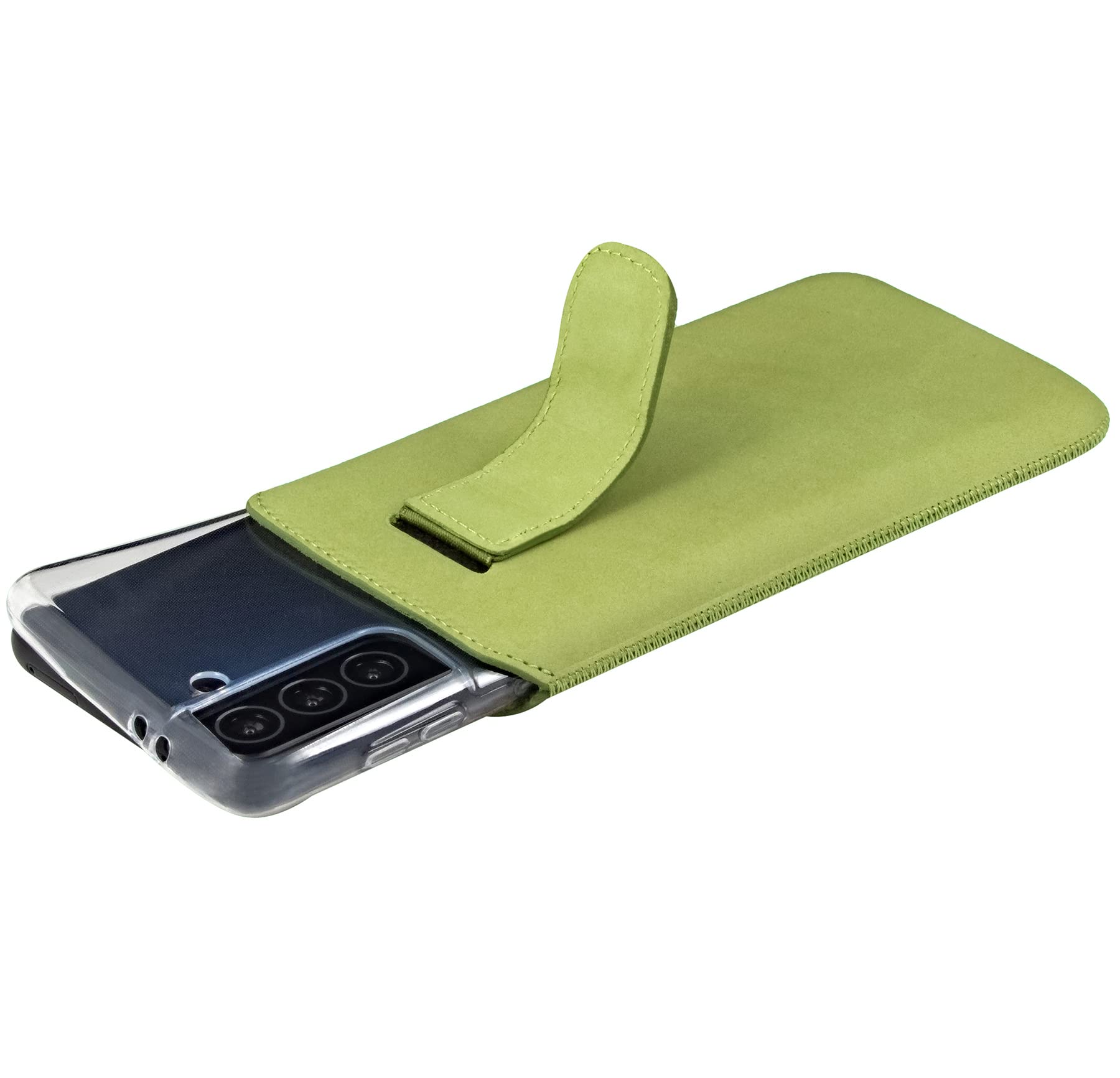 Suncase Leder Etui Für Xiaomi Redmi Note 14 Pro - Slim Edition Kiwi Grün