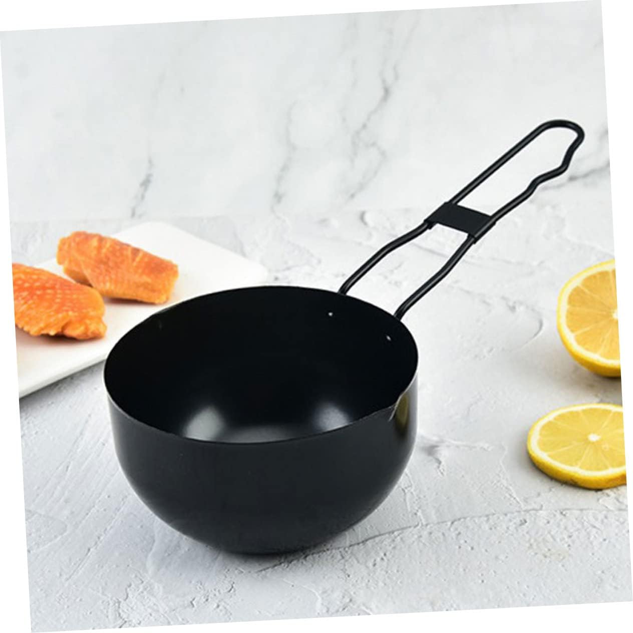 Alipis 2pcs Camping Cookware Stock Pot Stew Pan Outdoor Picnic Pot Iron Stew for Camping Hiking and Backpacking