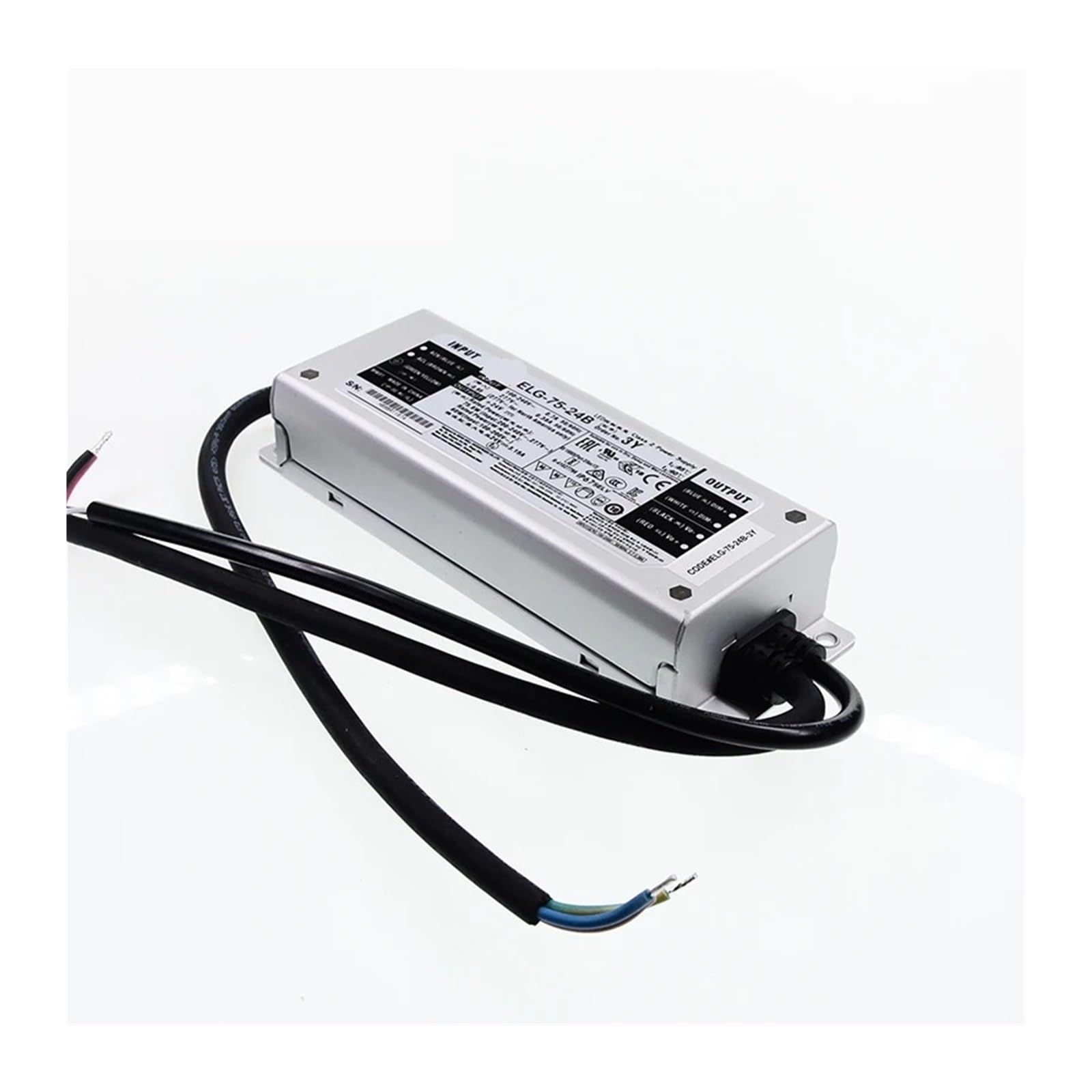 Variateur réglable pour éclairage LED alimentation 48V 75W boîtier étanche IP65 ELG-75-48AB-3Y