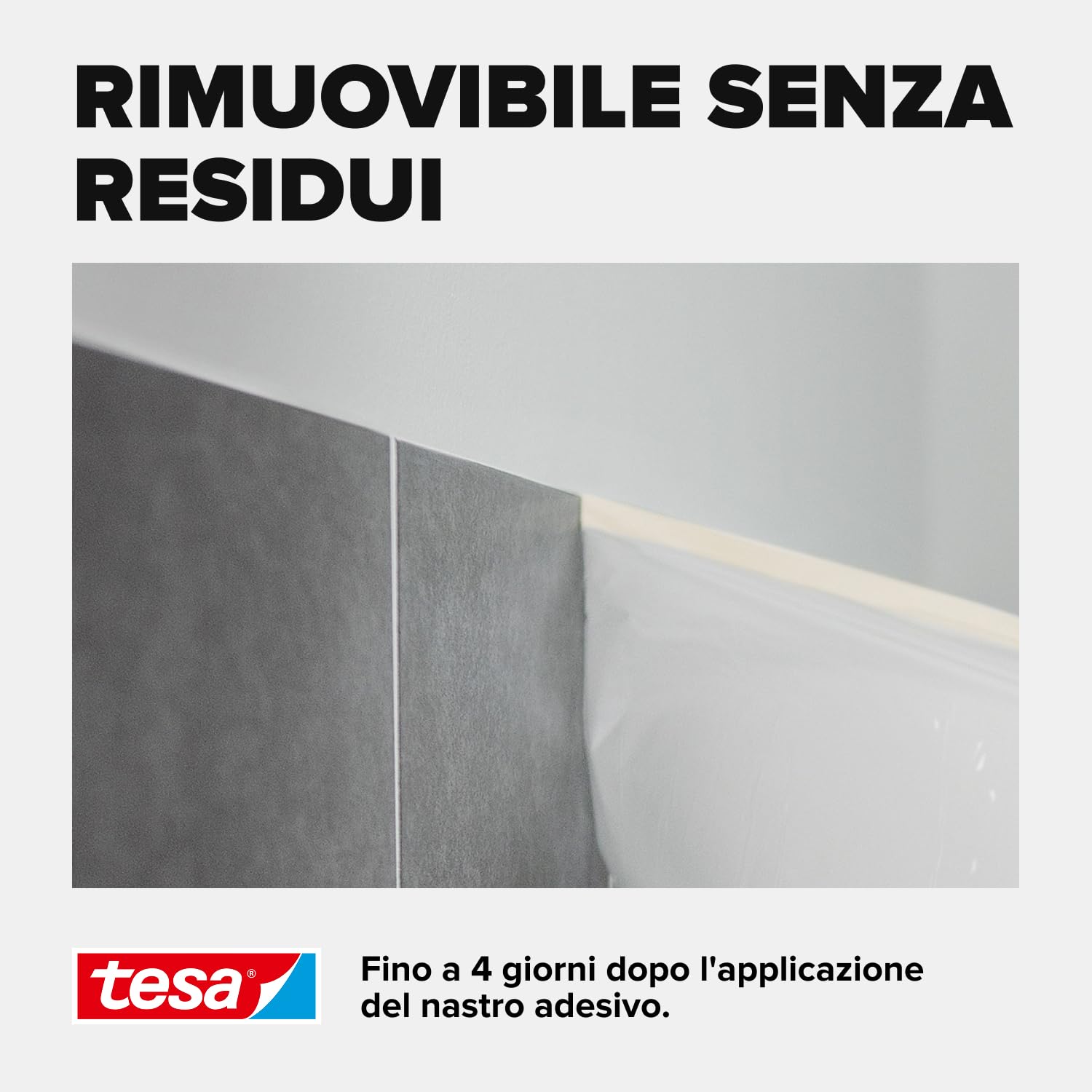 Tesa Easy Cover Film ECONOMY Telo Copritutto per Pittura 2 in 1 17 m x 260 cm
