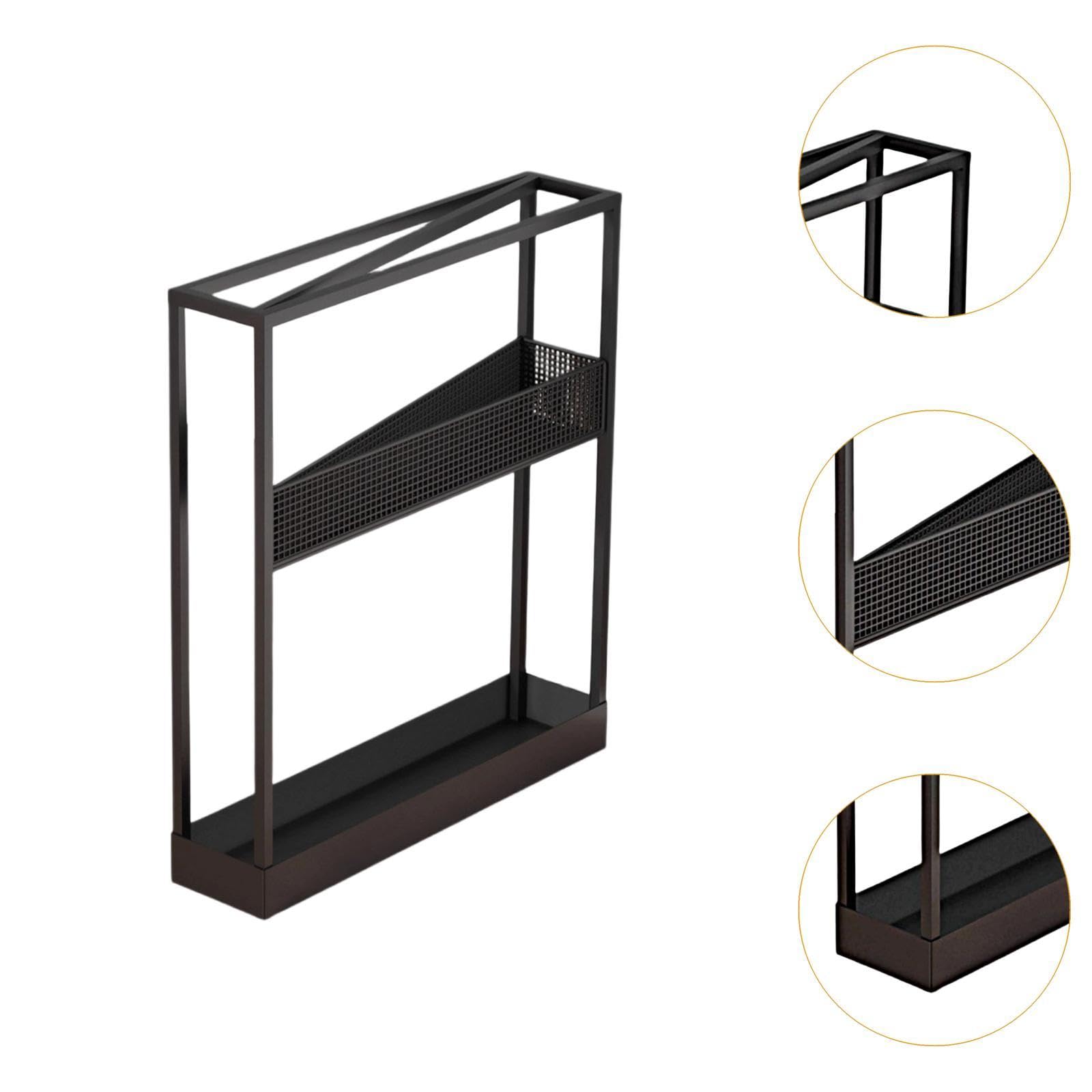 Supporto per Racchetta da Badminton, Supporto Multiuso, Stabile, Pratico, Porta Racchetta da Tennis, Nero