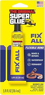 Fix-All Adhesive – Multi-Purpose Solvent Glue & Sealer, 1 oz Tube – Bonds and Repairs Wood, Fabric, Brick, Canvas, and Concrete