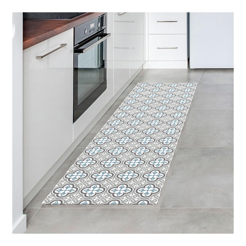 Tapis Vinyle matelassé Croma Hidra Taupe 60 x 200 cm