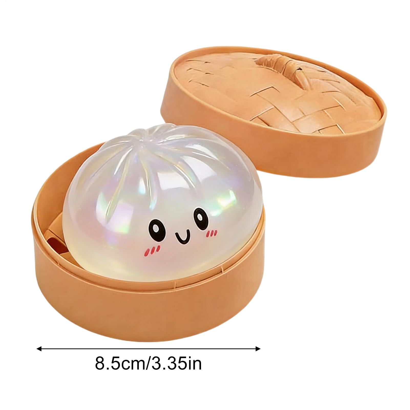 Giant Glitter Dumpling Squishy - Glitter Dumpling Squishy with Box, mysterys Squishys Dumplings Box, Juguetes Antiestrés para Adultos Y Adolescentes, Rellenos para Cestas De Pascua — view 7