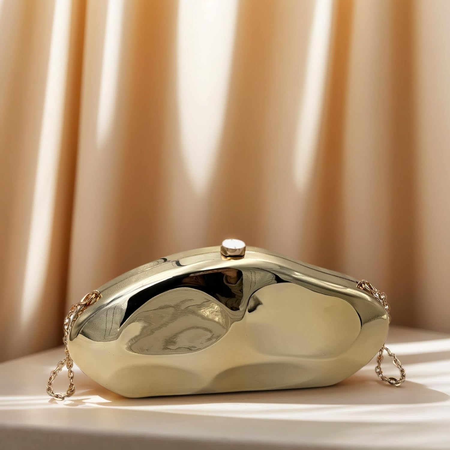 Acrylic Clutch Purse Formal Evening Bag Metallic Clutch for Women Prom Wedding Dress Clutch Bag - Image 6