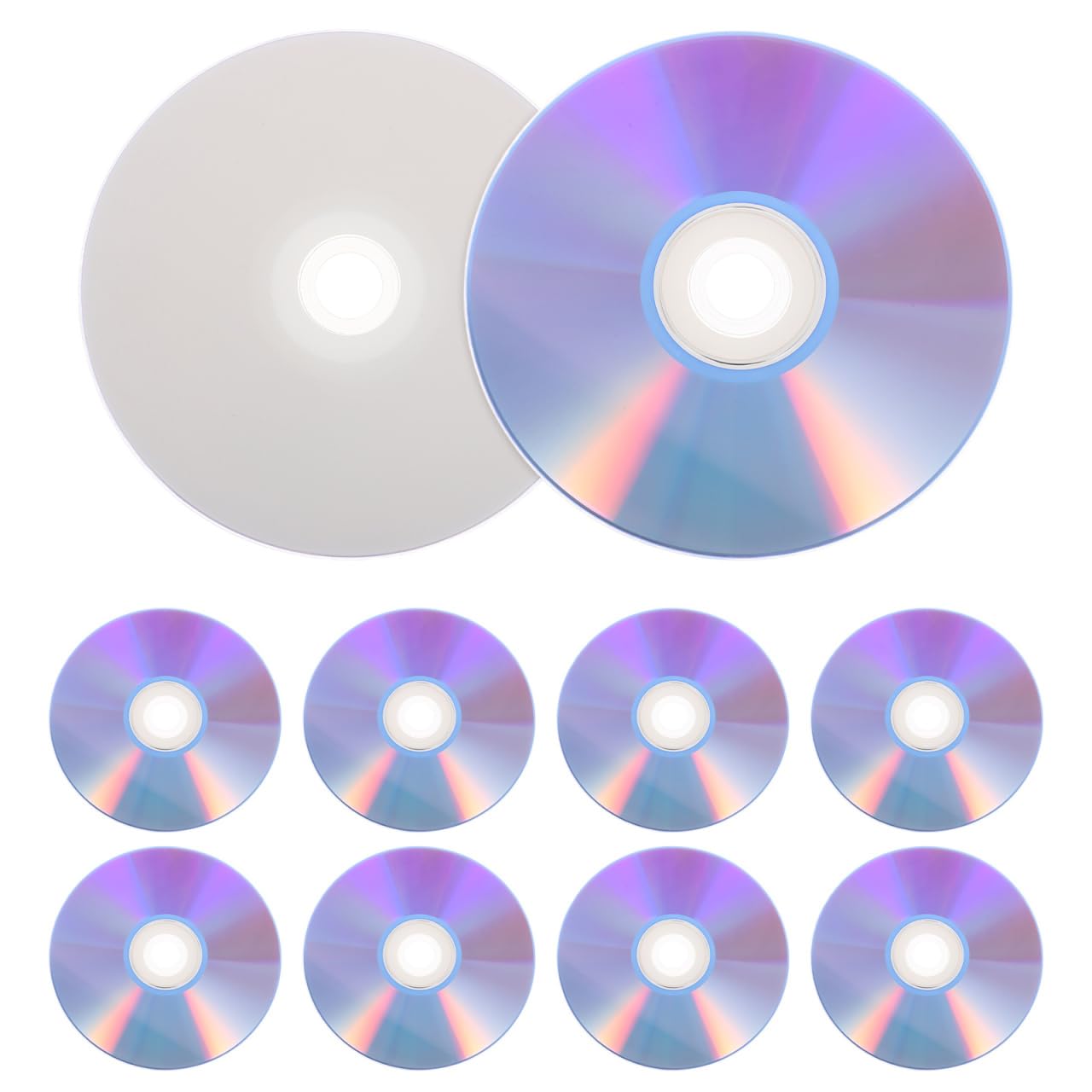 DVD-RW Vierges Réinscriptibles 10 Pièces Lot pour Sauvegarde Données Audio PC