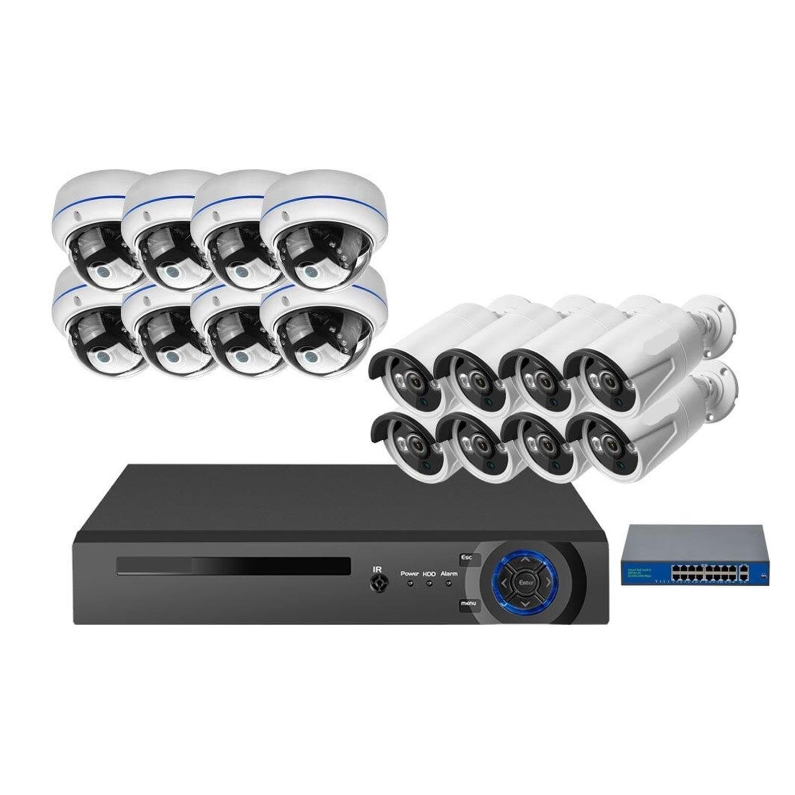 Sistema di telecamere di sicurezza 32CH 4K 5MP PoE H.265