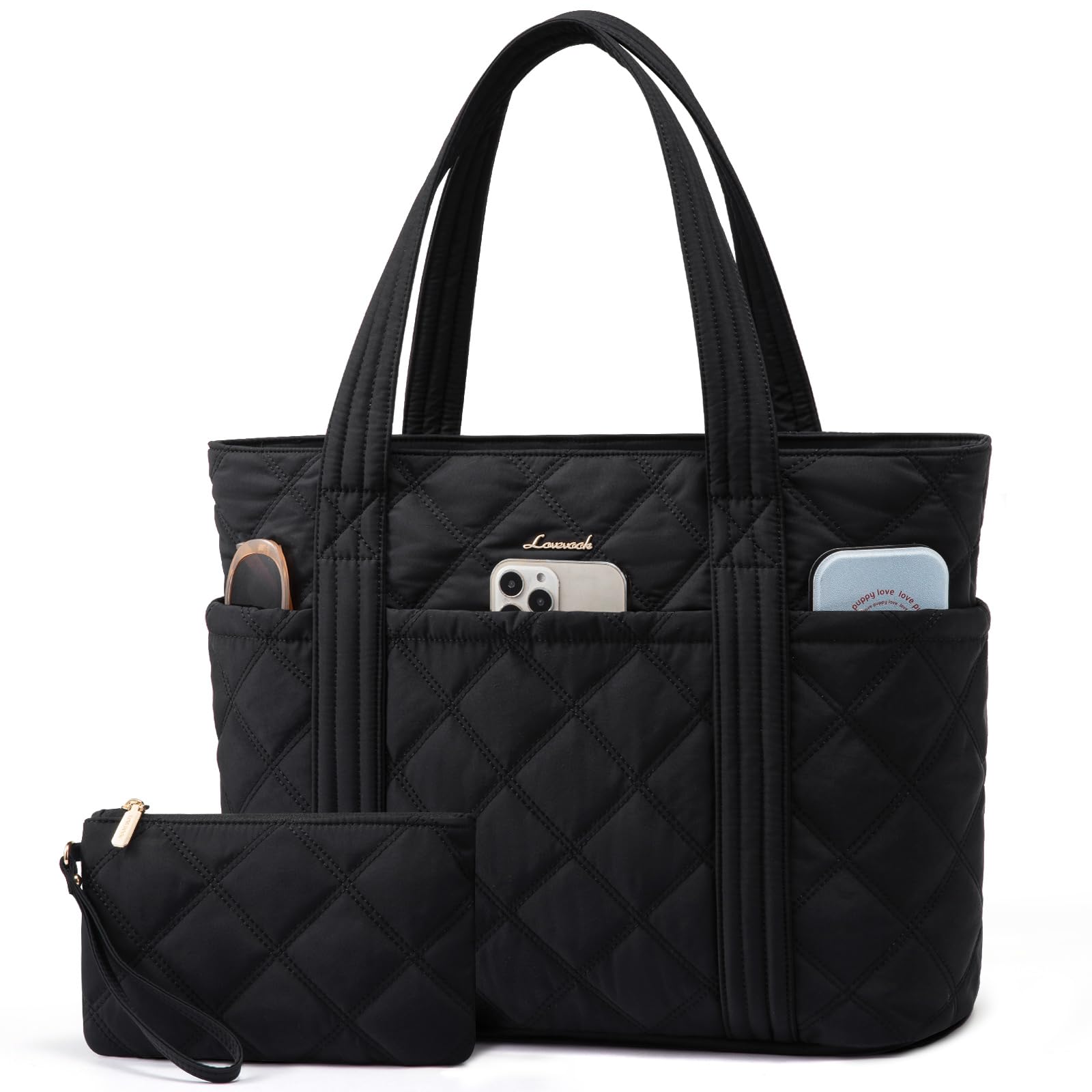 LOVEVOOK Shoppertas, handtas voor dames, groot, lichte buffers, werktas