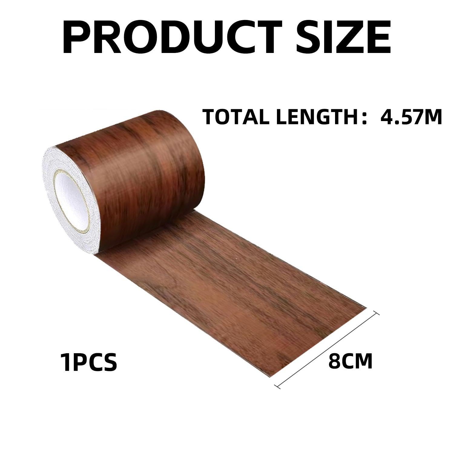Nastro Con Venature Del Legno Simulato Da 1 Pezzo, Nastro Autoadesivo, Nastro Impermeabile, Nastro Per Riparazione Mobili, Nastro Per Riparazione Pavimento