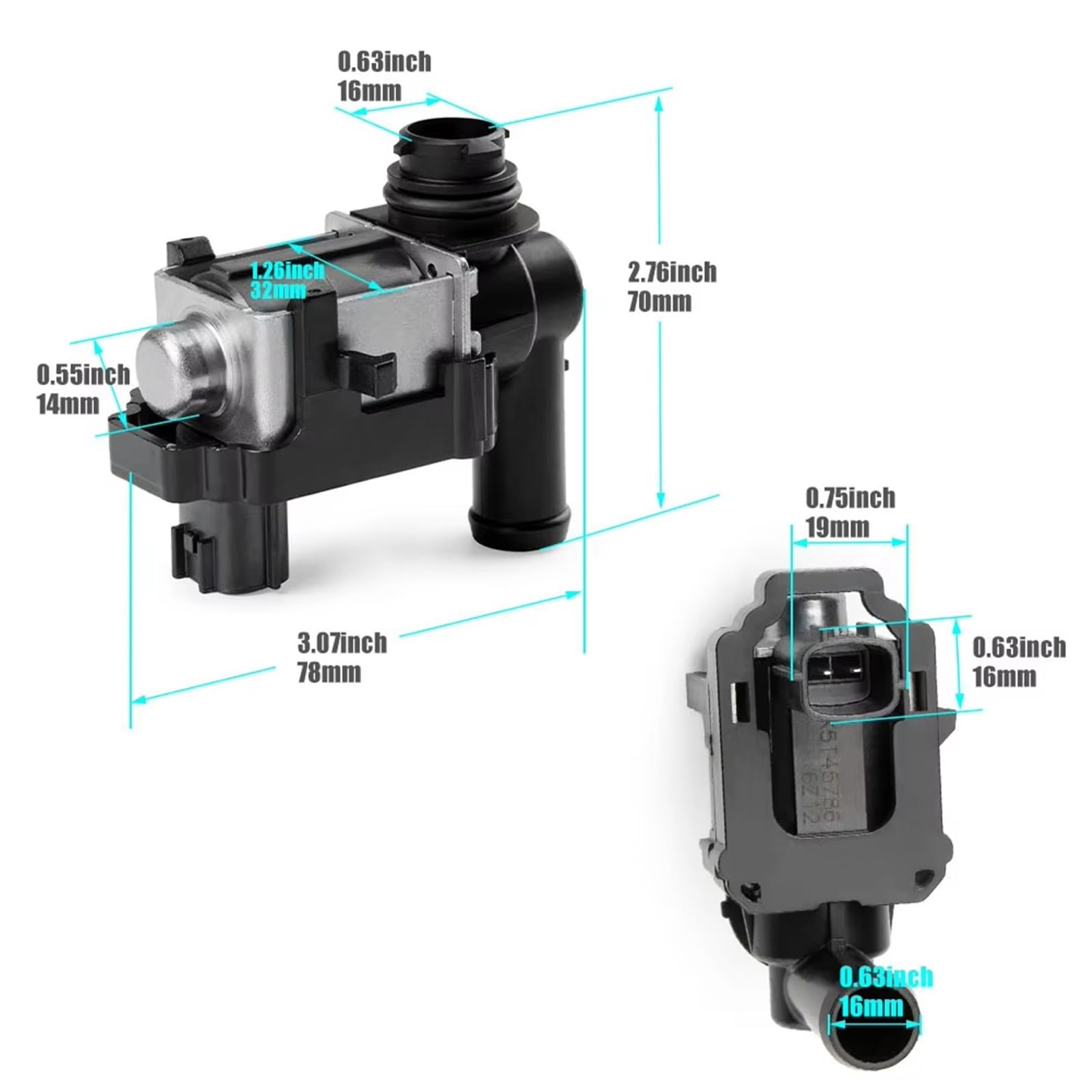Elettrovalvola per autoveicoli Compatibile Con Per G37 2008-2013 Per M35 2006-2008 Accessori Per Valvole Di Controllo Dello Sfiato Dell'evaporatore Di Ricambio 14935-JF00A