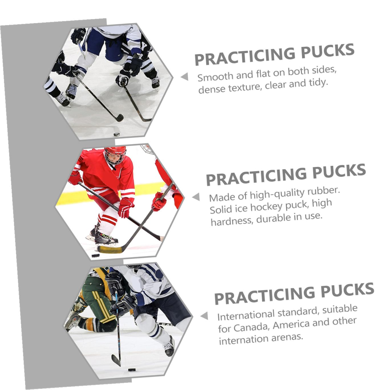 YARNOW 9pièces Rondelles De Hockey Glace pour Entraînement Et Pratique Outils pour Développer Flexibilité