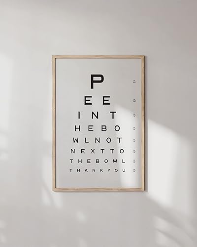 Miniatura 134 de HAUS AND HUES Decoración Divertida de Baño – Arte de Pared de Barba y Mullet, Letrero Humorístico de Baño, Impresión de Pared Divertida para Baño o