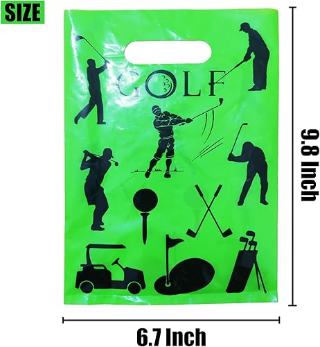 Miniatura 3 de Oringaga 50 bolsas de regalo de golf, regalos de fiesta, bolsa de plástico de golf, bolsa de dulces de golf, suministros de fiesta, decoraciones de
