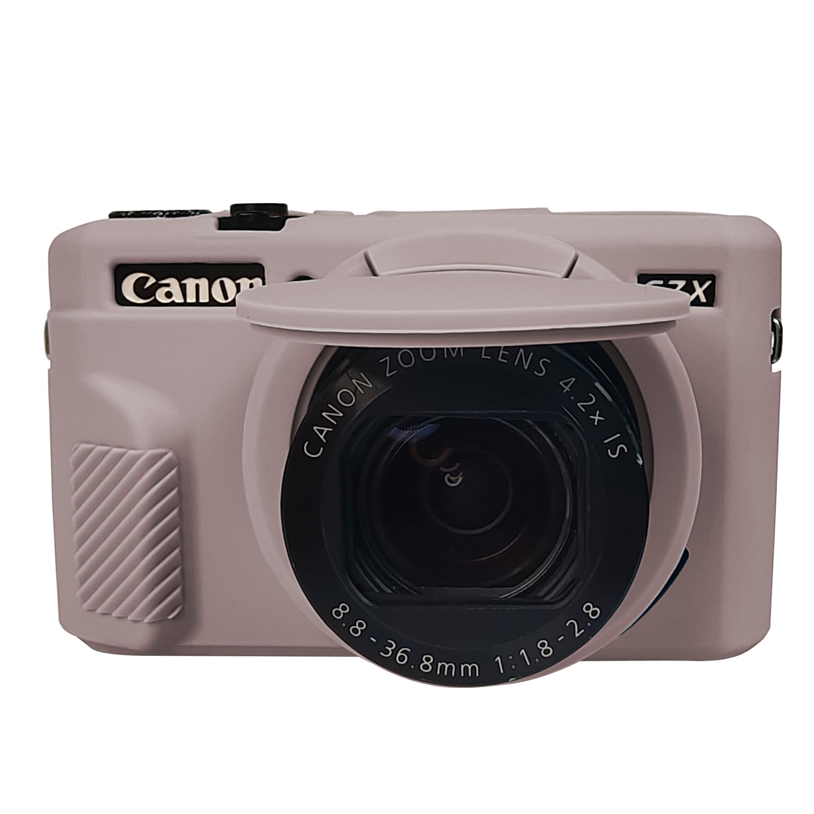 G7X Mark II Hülle, Weiche Silikon-Schutzhülle, Ultradünn, Leicht, Für Canon PowerShot G7X Mark II Kamera Mit Abnehmbarem Objektivdeckel (schwarz