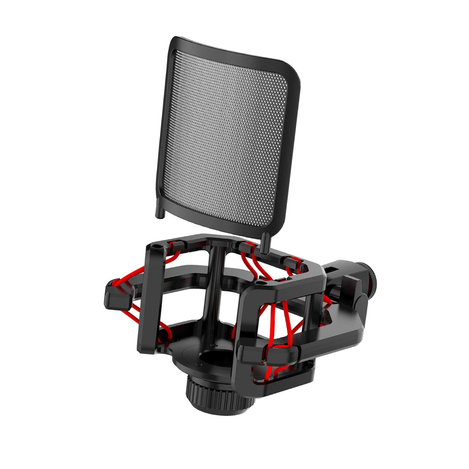 SECRET DESIRE Microphone Shock Mount Suspension for Condenser Microphone Broadcasting red-picture-12