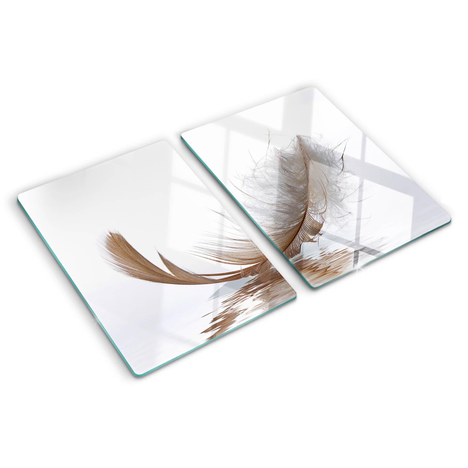 Planche à découper en verre 2x40x52 cm Eau de source pour cuisine