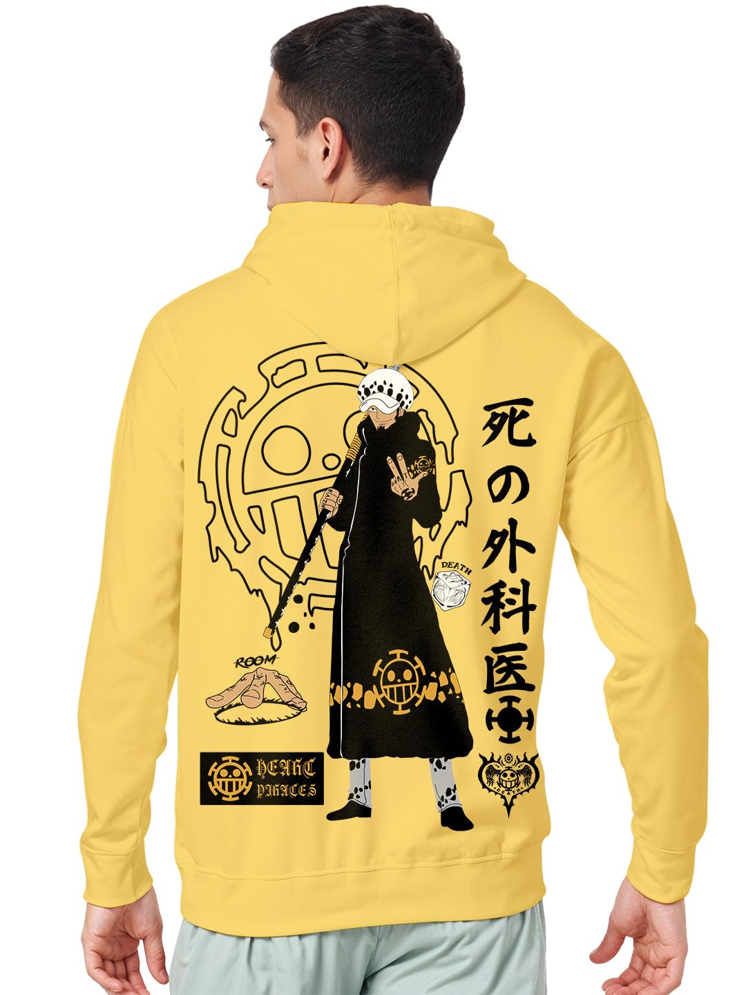 Buy crazymonk Surgeon of Death Trafalgar D Law Oversized Hoodie