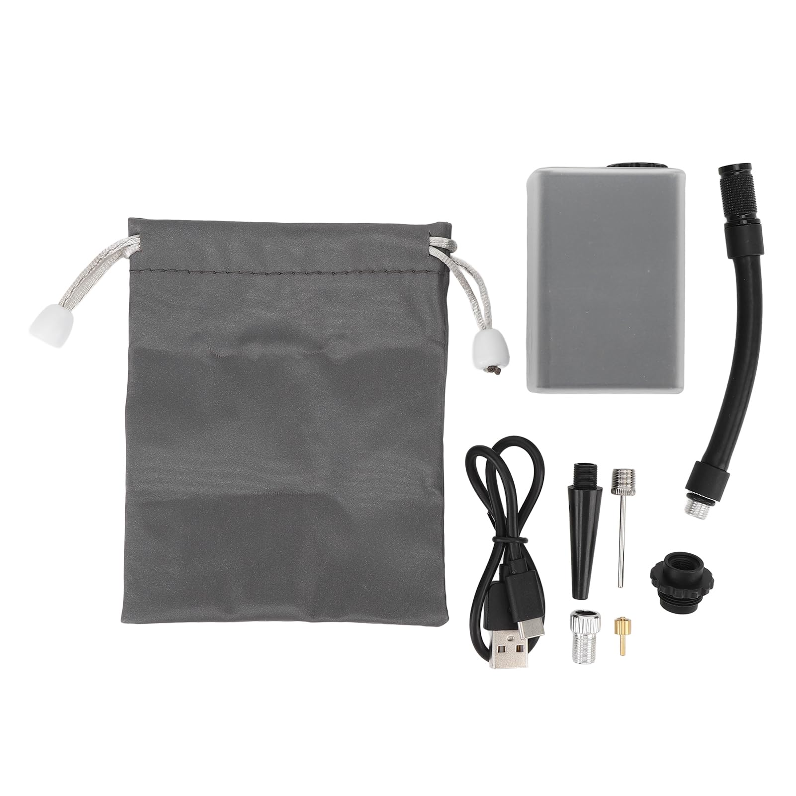 Srliya Gonfiatore per Pneumatici Portatile 120PSI 4 modalità Pompa di Aria Elettrica per Pneumatici per Auto Intelligente per Bici Basket Calcio Pallavolo