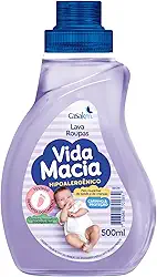 Casa Km Lava Roupas Líquido Vida Macia 500Ml