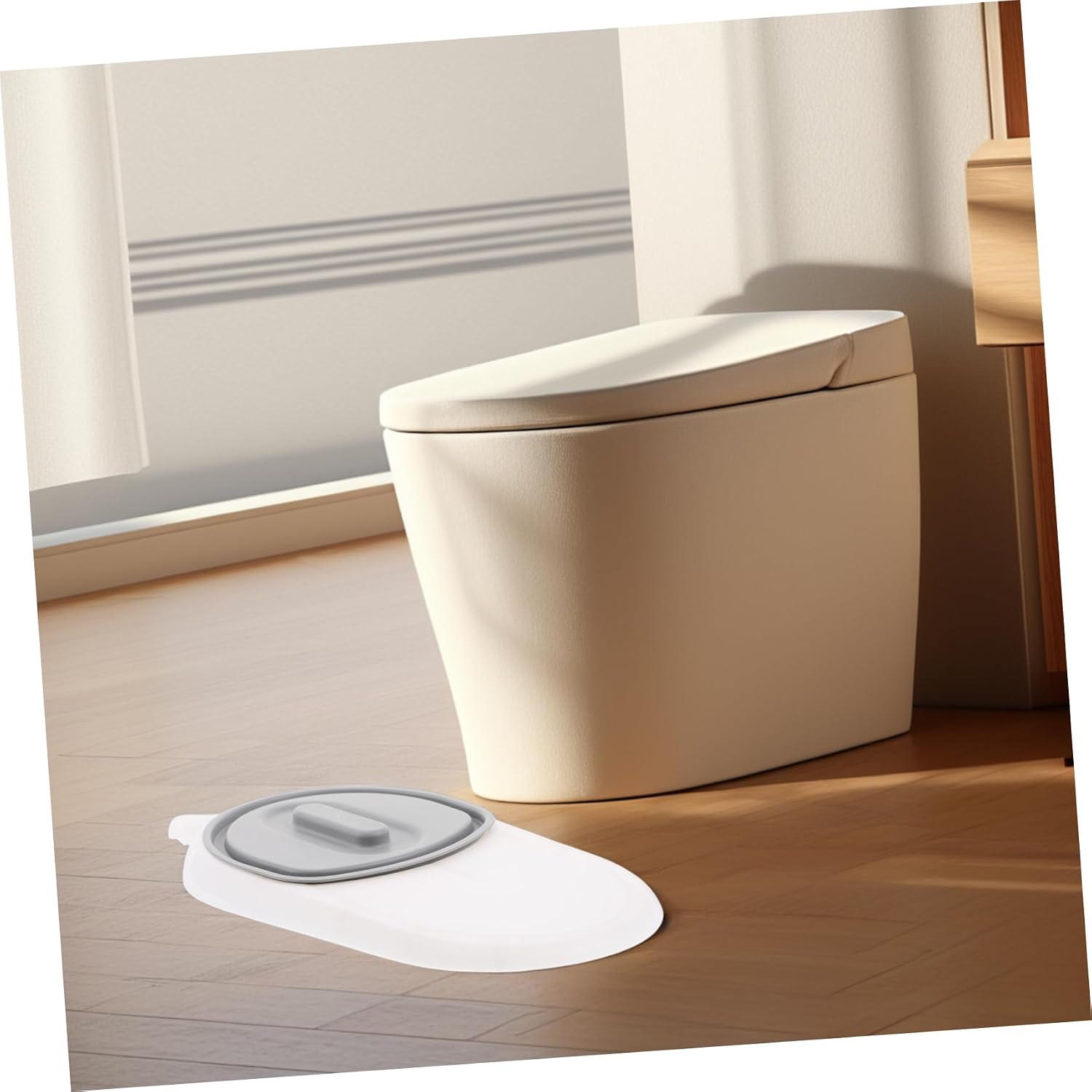 Bed Pan for Elderly Care Urinal Handle for Bedridden Patients Easy to Pot for Women and Men for Home Use