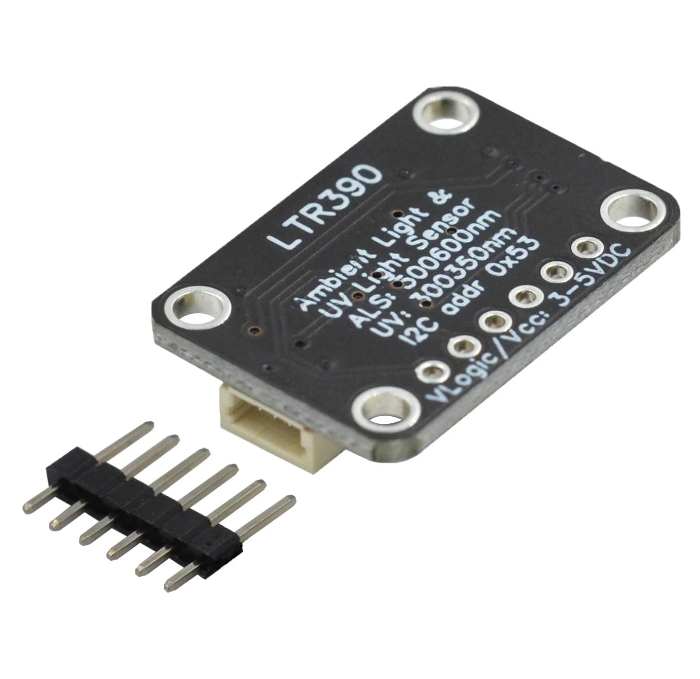 2 Stück Gravity LTR390 UV-Lichtsensor von 280 nm bis 430 nm, kompatibel mit I2C UART 3,3 V oder 5 V