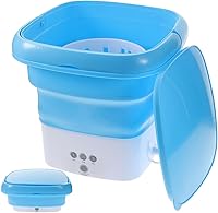 Vista 1 de VALICLUD Portable Mini Folding Washing Machine with High-power Motor Touchscreen Timer Compact Foldable Washer for Underwear and Clothes Lightweight