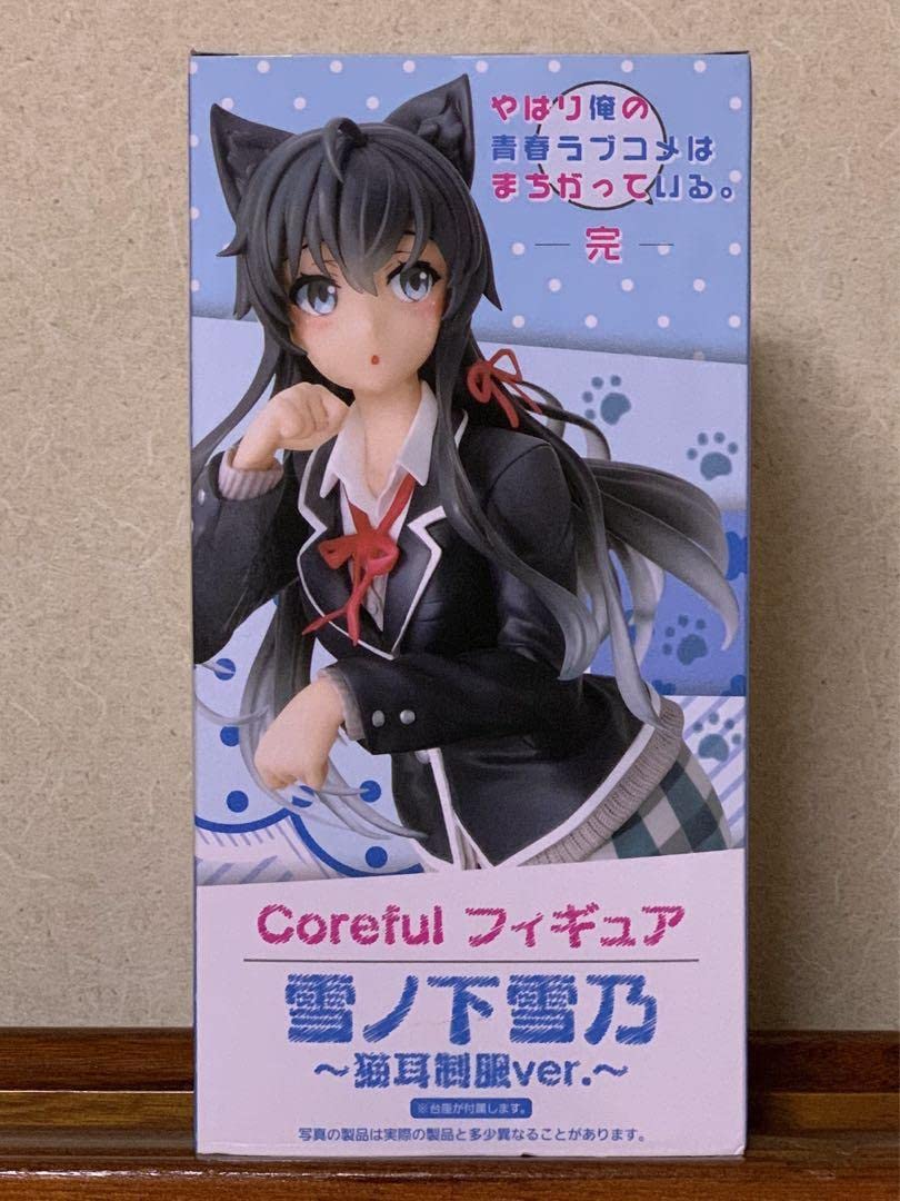 Amazon.co.jp: 俺ガイル 雪ノ下雪乃 Coreful フィギュア 猫耳制服 