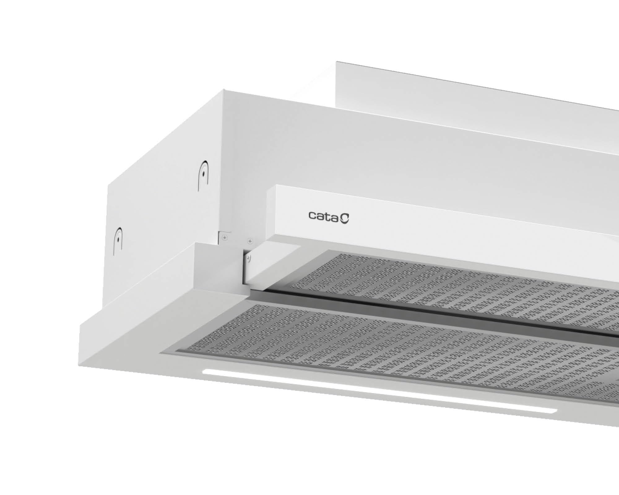 CATA TFH 6830 GWH Campana Extractora Telescópica de 60 cm, 795 m³/h, 6 Velocidades 5+1 Turbo, Control Táctil con Display, Motor Brushless, LED Regulable, Clase A+++, Blanco