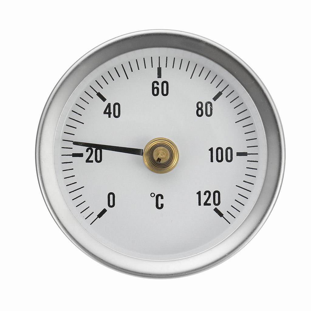 CVC. Chauffage - Thermomètre Bimétal à Bracelet et pour Tuyau d'Eau Chaude, 5 Pièces