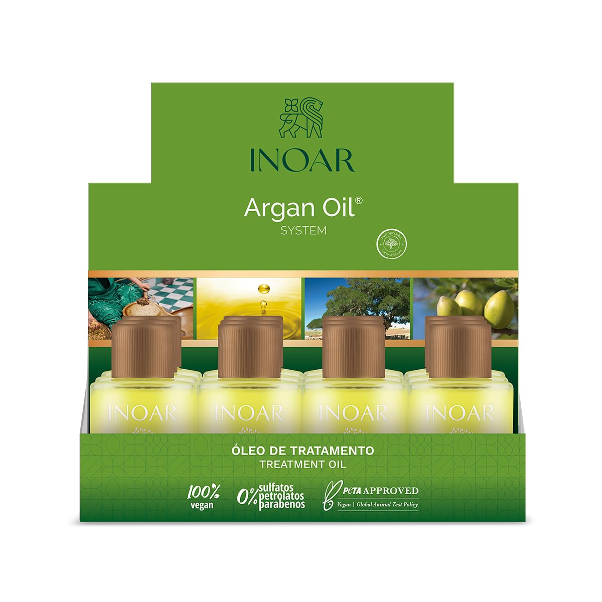 Inoar aceite argán 7 ml x 12 unidades