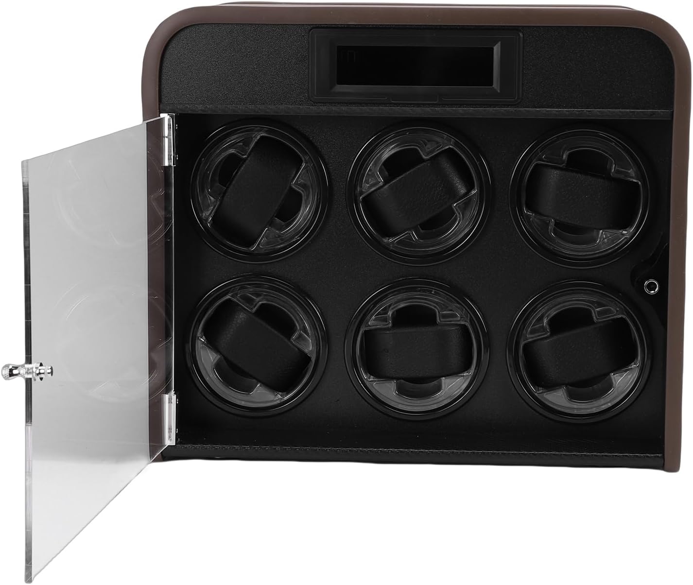 Alomejor Watch Winder, Smart Control with LED Light and 10dB Noise Cancellation for Automatic and Mechanical Watches
