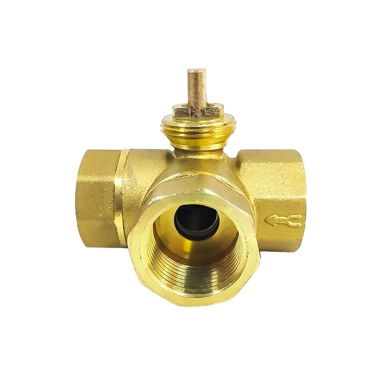 Lovssu Women's 1/2 Triple Ball Valve " 3/4" " 3 Way Ball Valve Body Thread Dn5 Dn20 Dn25 Brass Three-Port(",Colort)