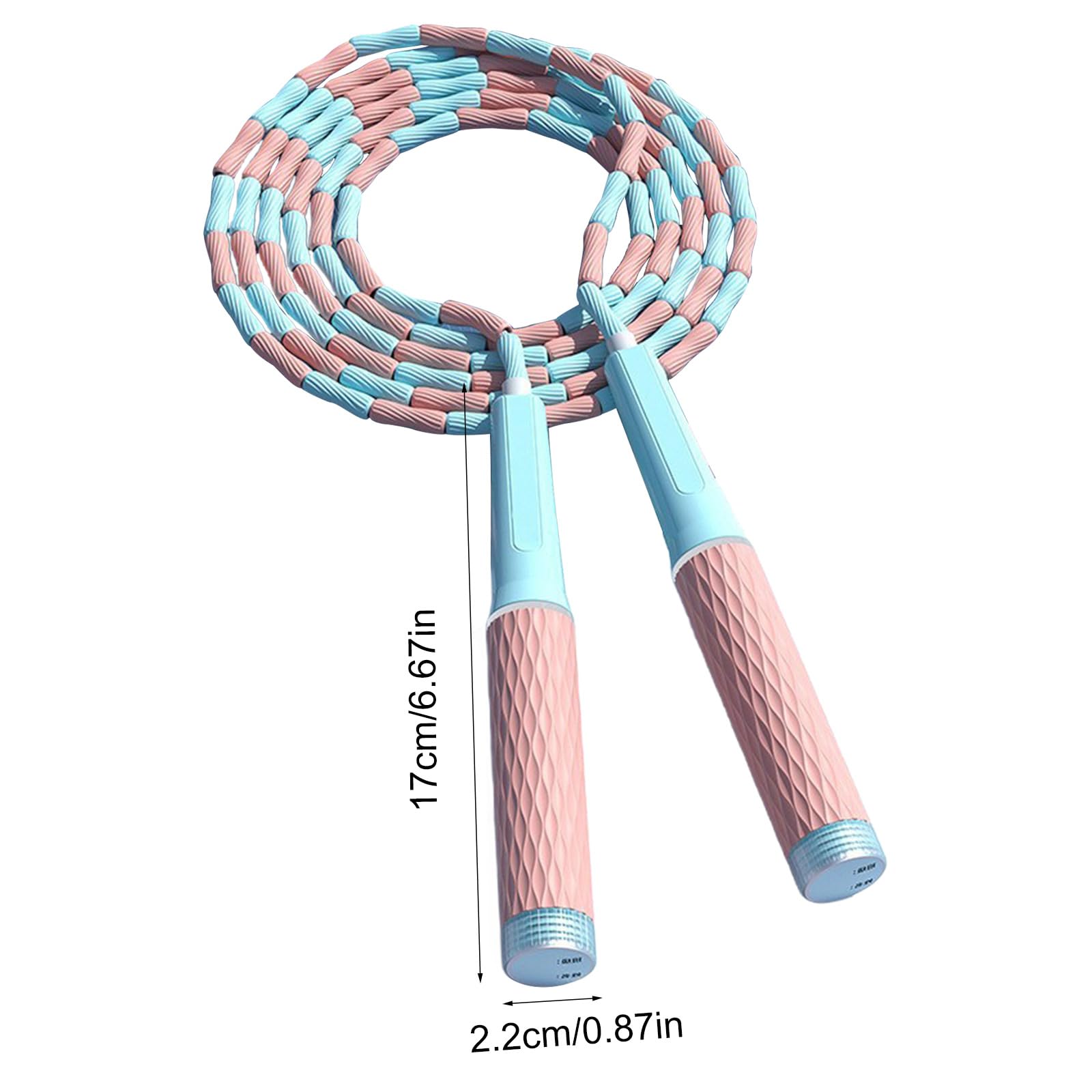 Corde À Sauter - Gimiro - Réglable En Longueur - Acier - Rouge - 8