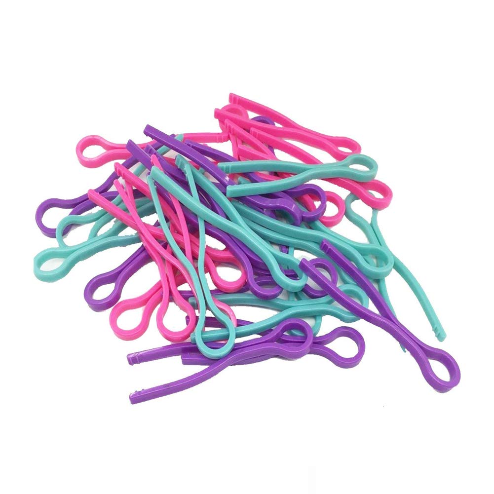 Xiton Colorful Bobbin Thread Holders Sewing Machine Clip Clamps Random Color 20 Pcs